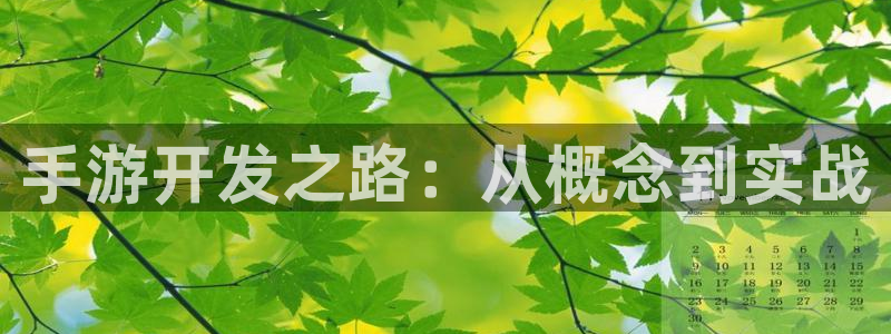 长运娱乐官网新版：手游开发之路：从概念到实战
