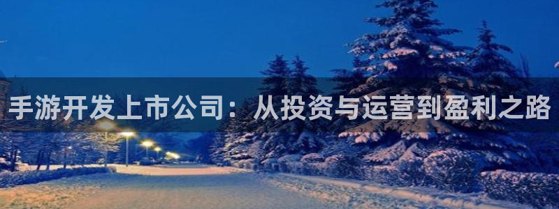 长运娱乐官网开奖官网查询中奖号码：手游开发上市公司：从投资与