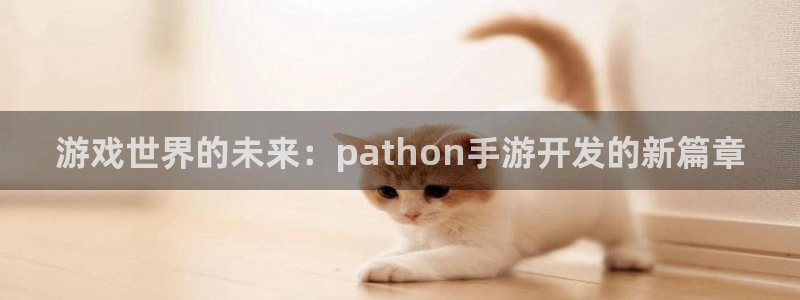 长运娱乐官网ios：游戏世界的未来：pathon手游开发的新